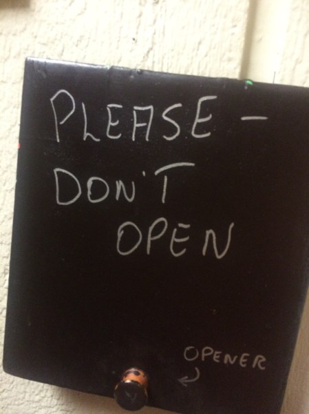 I absolutely am (not?) going to open this box.