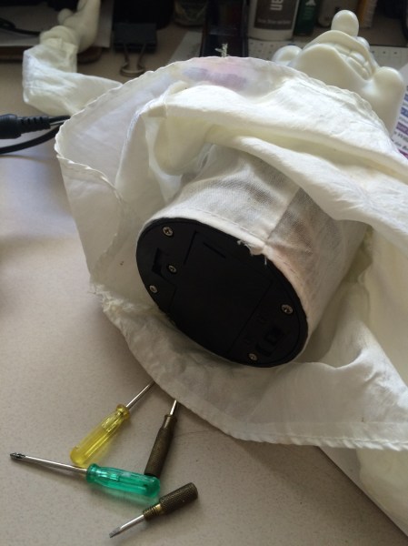 Yeah, you try getting the screw out