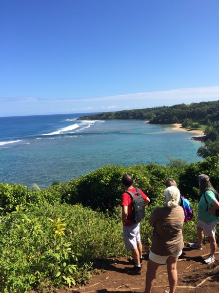 Overlooking Pila'a Beach