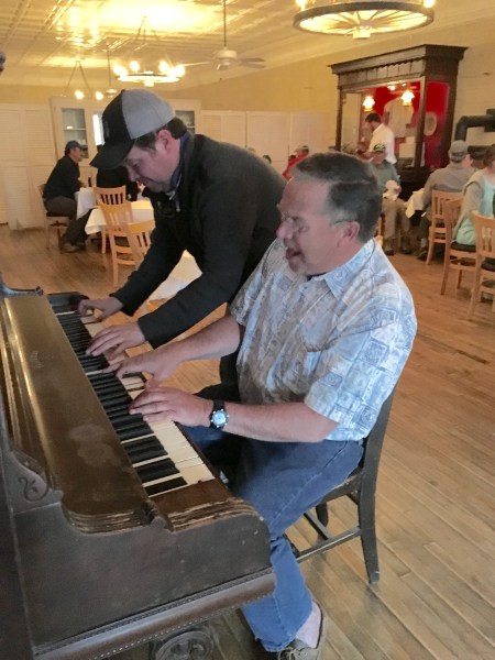 Scott plays the blues