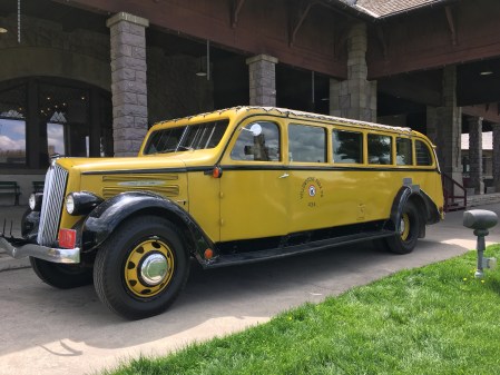 Modern coaches through Yellowstone, okay, now we're talkin'