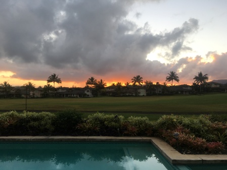 Kauai sunrise, January 26, 2017